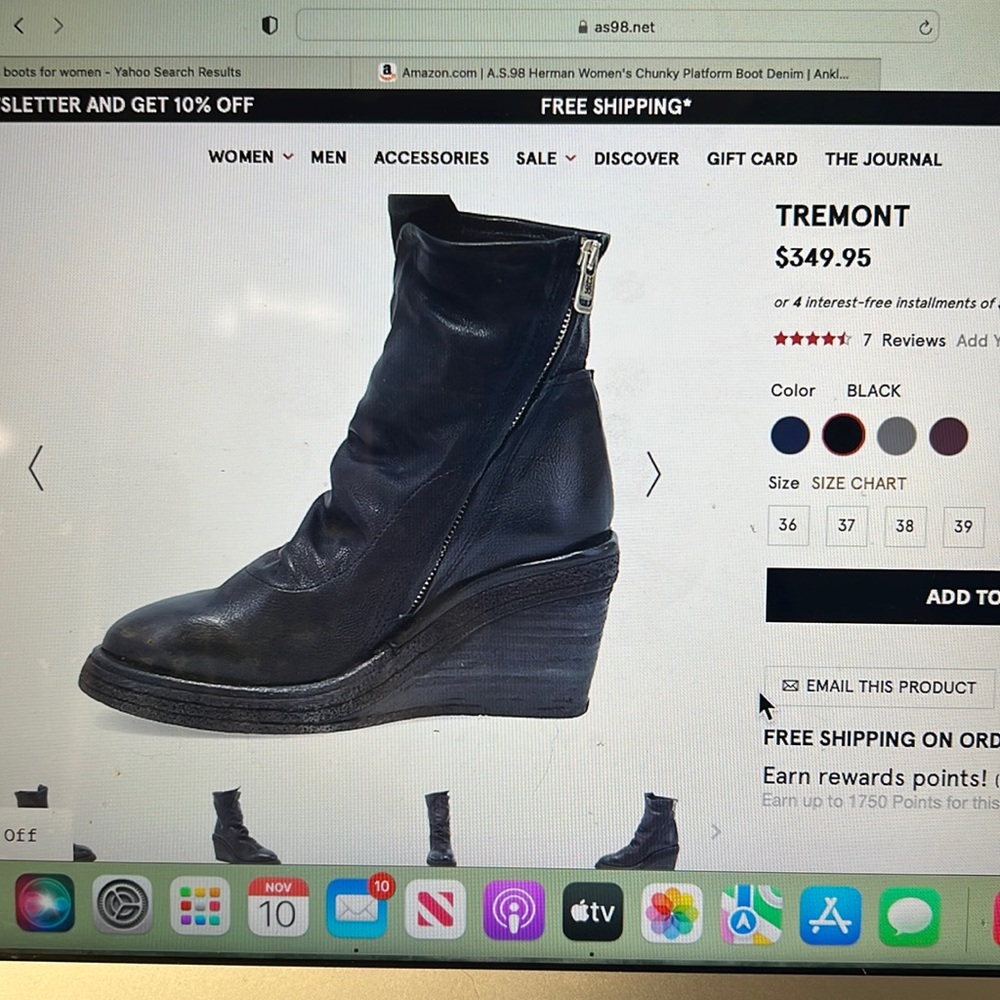Beautiful AS98 boots